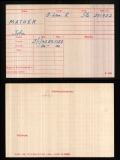 JOHN MATHER(medal card)