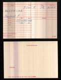 HERBERT PERCIVAL WATKINS(medal card)