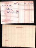 WILLIAM HUGHES(medal card)