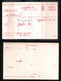 WILLIAM JOHN JAMES(medal card)