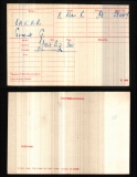 ERNEST GEORGE BAKER(medal card)