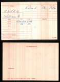 WILLIAM GEORGE HARRIS(medal card)