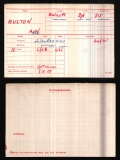 ALFRED WILLIAM RULTON(medal card)