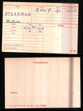 WILLIAM STEADMAN(medal card)