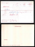 ALBERT BROWN(medal card)