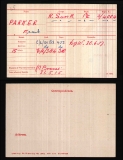 FRANCIS LIONEL FRANK PARKER(medal card)