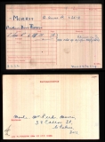 ARTHUR BOIS PERKS-MORRIS(medal card)