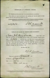 DOWDEN EDWIN JOHN HENRY (attestation paper)