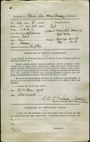 DOWDEN EDWIN JOHN HENRY (attestation paper)