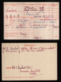 GERALD EDGAR OLIVER LAMBART(medal card)