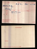 PERCY FREDERIC WAITE(medal card)