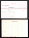 ARCHIBALD BREMNER(medal card)