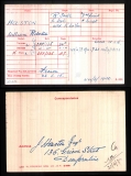 WILLIAM ROBERTSON HOUSTON(medal card)