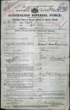 DUNN GEORGE AMBROSE (attestation paper)