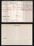 PATRICK McHUGH(medal card)