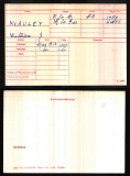 WILLIAM JOHN McAULEY(medal card)