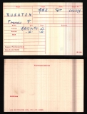 FRANCIS VICTOR RUSHTON(medal card)