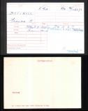 FRANCIS HORACE BOTTRILL(medal card)