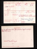 ALFRED TOM COOMBS(medal card)