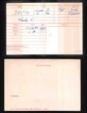 CHARLES ALFRED DALTON(medal card)