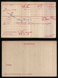 WILLIAM SOUTHCOMBE DILLON(medal card)