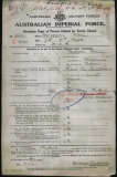 FEATHERSTON WILLIAM (attestation paper)