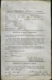 FEATHERSTON WILLIAM (attestation paper)