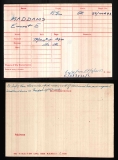 ERNEST EDWARD MADDAMS(medal card)