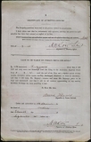 FITZGERALD MAURICE (attestation paper)