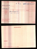 SIDNEY JAMES WALKER(medal card)