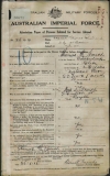 FRENCH THOMAS RICHARDS (attestation paper)