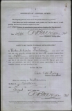 FRIBERG VICTOR CHARLES (attestation paper)