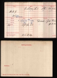 WILLIAM MAY(medal card)