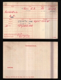 ARTHUR ALEXANDER RUSSELL(medal card)