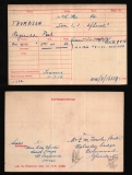 REGINALD PAUL THOMPSON(medal card)