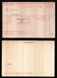 MORRIS SIDNEY (medal card)