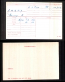 HENRY E CAREY(medal card)