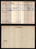 WILLIAM GLEESON(medal card)