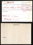 EDWARD BUTLER(medal card)