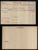 HERBERT DIXON(medal card)