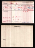 GEORGE HALL(medal card)