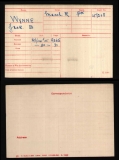 WYNNE JACK BERNARD (medal card)