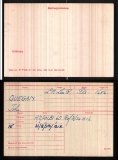 JOHN EDWARD QUEGAN(medal card)