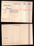 THOMAS RIMMER(medal card)