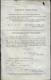 GALE FREDERICK CHARLES (attestation paper)