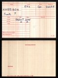 FRANK PERCY HARRISON(medal card)