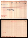 HARRY CECIL DOUGHTY(medal card)