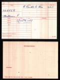 WILLIAM FRANCIS HARPER(medal card)