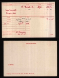 FREDERICK WOODHEAD(medal card)