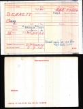 GEORGE BENNETT(medal card)